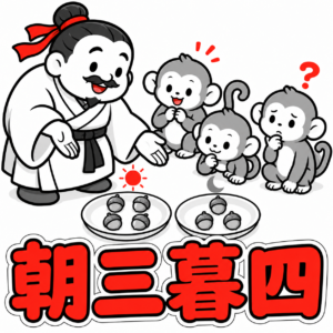 朝三暮四　七つのままで 猿が喜んだ理由
