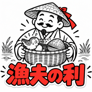 漁夫の利　勝つことばかり考えていた二人
